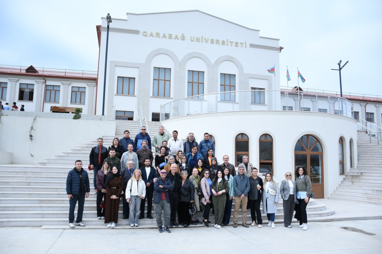 ADAU-da keçirilən konfransın iştirakçıları Şuşada olublar - FOTOLAR